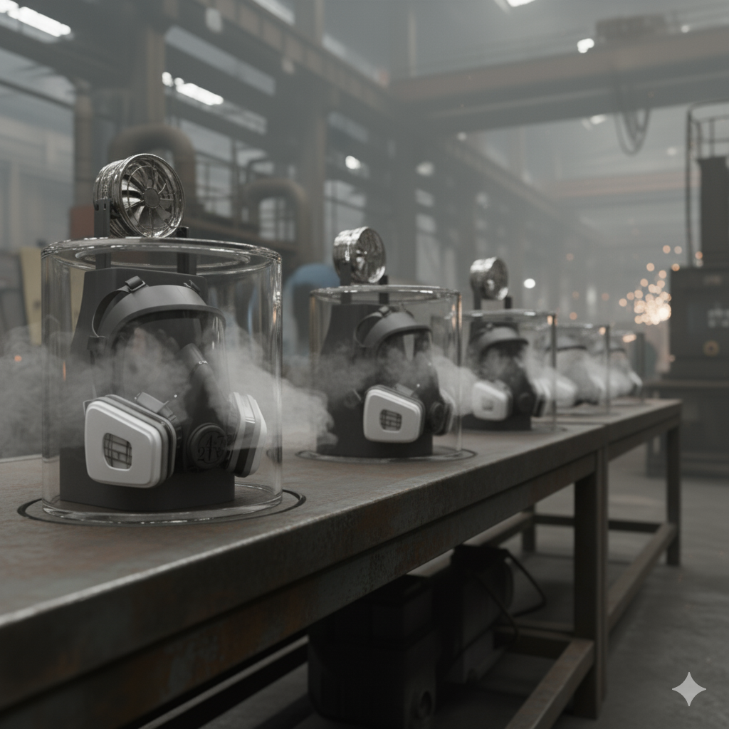 247 Filter PPE cleaning equipment at steel mill demonstration